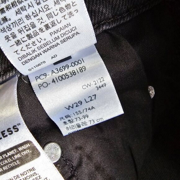 NWT LEVI'S STRAUSS SILVER TAB GREY HIGH WAISTED MOM JEAN SIZE W29 L27 - Picture 10 of 16